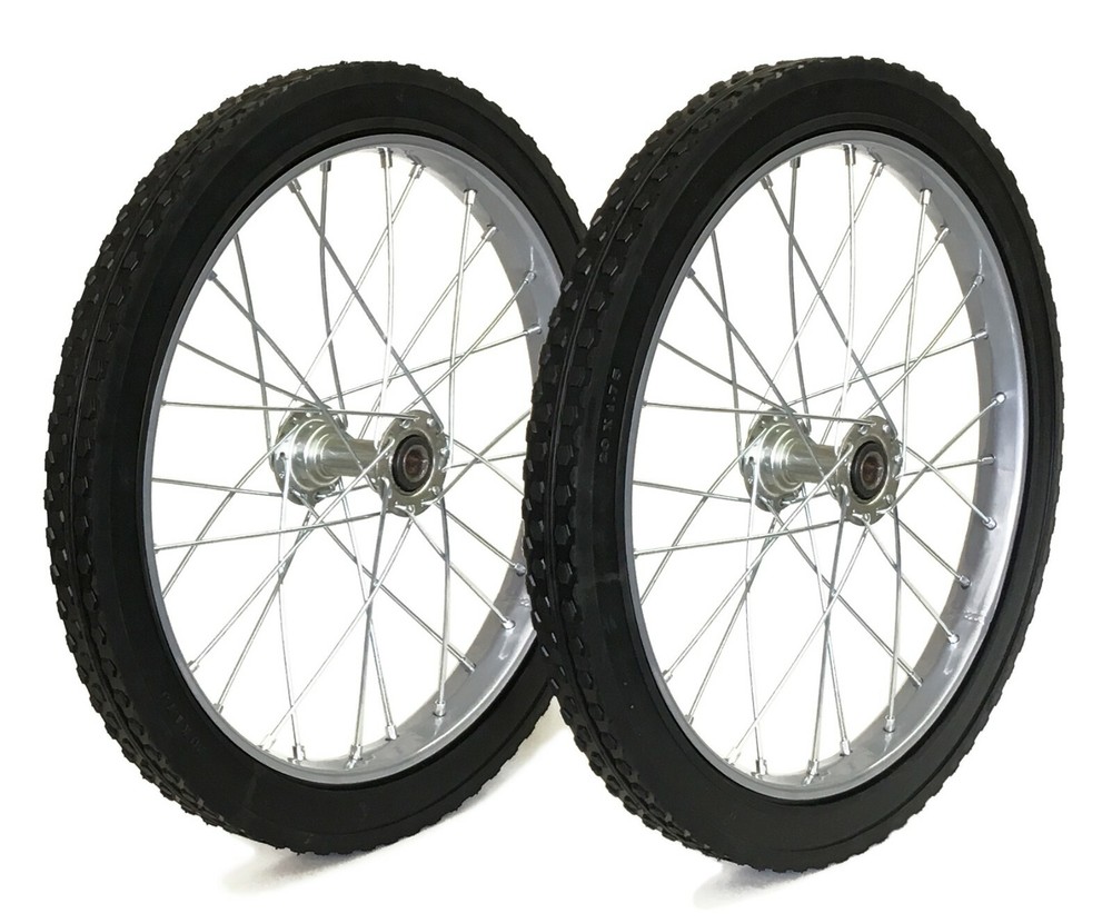20 inch Heavy Duty Solid Rubber Cart Wheel Kit 800lb rating