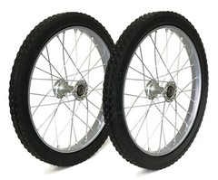 20 inch Heavy Duty Solid Rubber Cart Wheel Kit 800lb rating