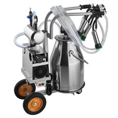 Uimoso Electric Milking Machine with 6.6 Gal / 25 L Bucket for Cows