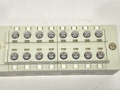 SMC EX500-IB1 DeviceNet Input Base Unit w/ 2x EX500-IE5 Input Block 8x M8 3-Pin