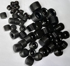 55PCS NPT PIPE PLUGS ASSORTMENT KIT 1/16″ 1/8” 1/4” 3/8” 1/2” END CAP STEEL