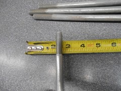 Carriage Bolt 7/16″ x 8.00″. Carriage Bolts. (LOT OF 12), Grade 2, Coarse. NOS!