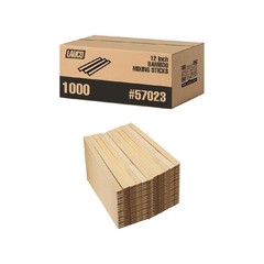 Craft and Paint Sticks – 12″ Inch Premium Bamboo Stirrers/Paddles – Bamboo