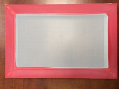 8.5″ x 14″Aluminum Screen Printing Screens With 305 Yellow mesh count