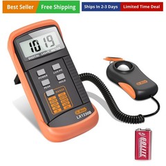 LX1330B Digital Illuminance Light Meter, 0-200,000 Measurement Range Lux Mete…