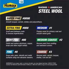 Super Fine Grit Steel Wool (12-Pad)