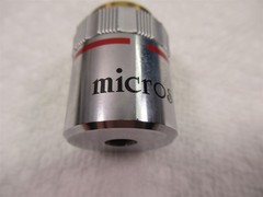 Micros Austria 4x Microscope Objective Lens 0.10 Plan Infinity Corrected