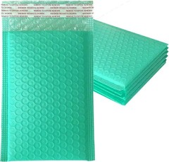 Small Poly Bubble Lined Mailers Padded 24 Pack 5×7 Inches 4 Colors Pink Green…