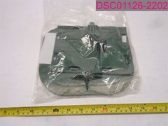 QTY=2; Info-Stand Sign Holder, Table Model 5″x7″x18″ Flat Base, Green #18570B-W-