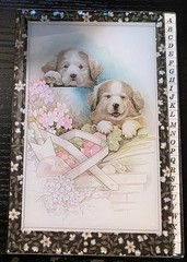 Vintage Hardcover Puppies Pocket Address Book 4″ x 5.5″ NOS