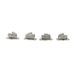 200pcs Dental Orthodontic Buccal Tubes MBT Roth 0.022 1st 2nd Molar Bondable