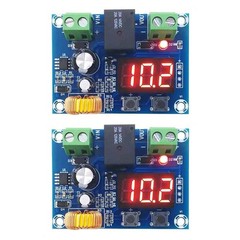 2* DC12V-36V Battery Low Voltage Cut Off On Switch Controller Protection Module
