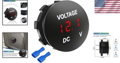 High-Quality 12V Battery Voltage Tester – Rugged, Lightweight & Easy to Install