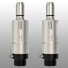 AZDENT Dental 1:1 Direct Drive Low Speed Air Motor Turbine Handpiece 2 Holes