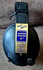 Depthmaster Superphone 2 Vintage Metal Detecting Headphones Complete In Box New