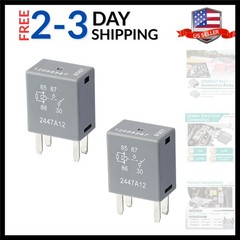 2 Pcs 12088567 8567 Automotive Relay – 12VDC 30A 4-Pin, High-Performance Auto…