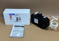 NEW Eaton CH CHN260GF 2 Pole 60 Amp 240V GFI GFCI Circuit Breaker NOB