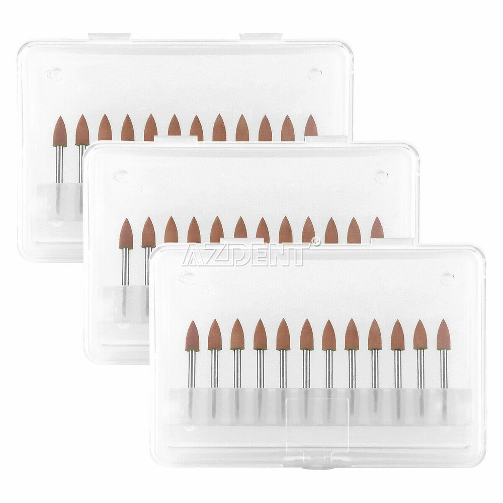 3Box Dental 0413 Brownie Polishers Friction Grip FG Mini Points