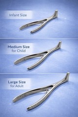 3 Pack Nasal Speculum Small + Medium + Large – ENT Examination Instrument