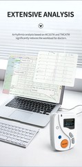 12 Lead Dynamic ECG/EKG Holter Monitor System 24 Hours Ambulatory EKG Recorder