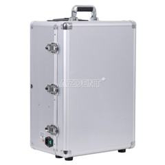 Dental Portable Mobile Delivery Unit Cart+Air Compressor+Scaler+Curing Light USA