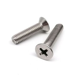 Phillips Flat Head Screw M3 M3.5 M4 M5 M6 M8 M10, 18-8 Stainless Steel, DIN: 965