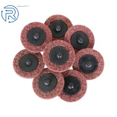 50Pcs 2Inch Medium Surface Conditioning Discs Roll Lock Grinder Sanding Pads