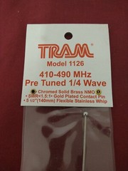 TRAM 1126 410-490 MHz PRE-TUNED QUARTER WAVE ANTENNA