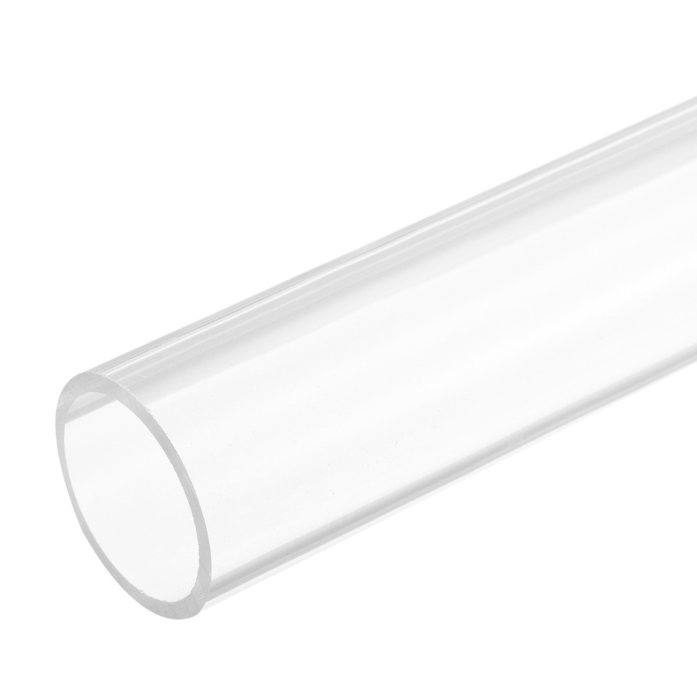 Acrylic Pipe Rigid Round Clear Tube 32mm ID 36mm OD 305mm 2pcs