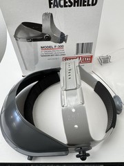 Fibre-Metal F500 Faceshield Crown 7” Eye Face Protection New Open Box