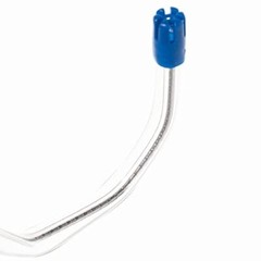 1000 (10 Bags) Saliva Ejector Clear Tube with Blue tip