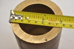 McMaster-Carr 2-1/4 X 3 OD 932 Bronze Tube Bar 6.5 In Length Round Cored Stock