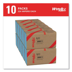 L10 Windshield Towels, 1-Ply, 9.-1/10 In. X 10-1/4 In., 1-Ply, 224/Pack, 10 Pack