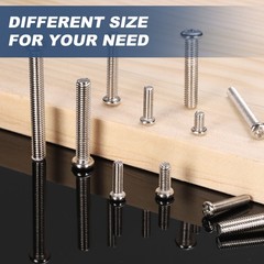 100 Pcs M5x6-0.8mm Phillips Pan Head Machine Screws, Carbon Steel Full Thread