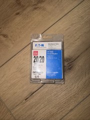Eaton CHT2020CS Plug-on Twin Type Circuit Breaker – Black