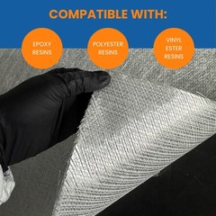 1708 Biaxial Fiberglass DBM 50″ Inch Wide x 3 Yards | 45/45 DBM – 50″x108″