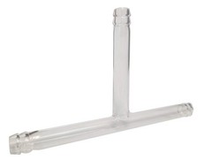 Connecting Tube, Glass, T-Shaped, 12mm