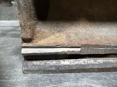 Vintage “The National Supply Co” Toledo Ohio Cast Iron Lathe Tail Stock