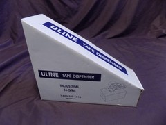 NEW Uline 3″ Industrial Side Loader Taper Dispenser Packing Tape Gun H-596