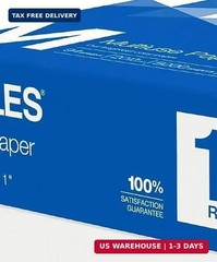 Staples Multipurpose Copy Printer Paper, 20 lb, 8.5 x 11 Inches, 10 Reams, 94 Br