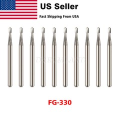 Dental Carbide Burs 19mm FG Straight Fissure Bur for High Speed