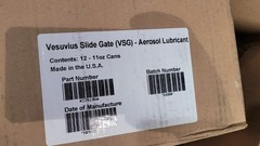 (2) Vesuvius Fast Dry Graphite Lubricant Spray Slide Gate Metal to Metal 11 oz