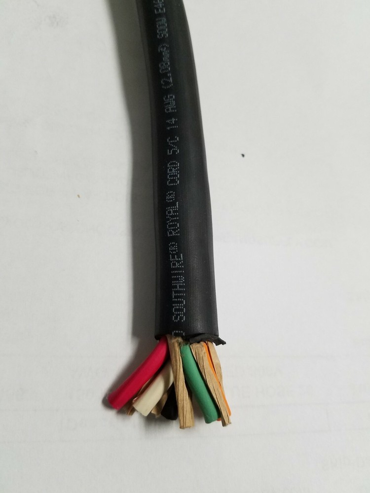 14/5C SOOW 600V Portable Power Cord Cable/5 ft