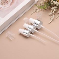 uxcell 6 Pcs Silver White Spray Top, 18/410 Fine Mist 18/410,