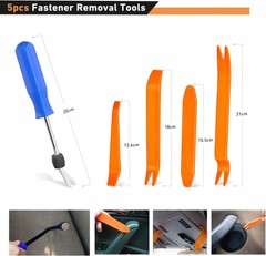 1105PCS Car Retainer Auto Fasteners Body Plastic Trim Clips Pin Rivet Bumper Kit