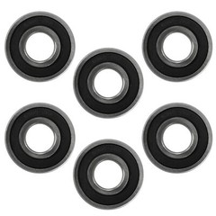 Caltric 6305-RS 6305RS 6305 RS Deep Groove Rubber Sealed Ball Bearings 12x28x8