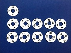 CLOTHING SIZE DIVIDERS- MENS- 30,32,34,36,38,40,42,44,46,48,50 **2 EACH SIZE**