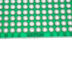 5cm x 7cm Green PCB Printed Circuit Board, 5 Pack, 432 Holes, 32 Pads