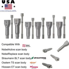 Implant Scan Body Lab Analog fit for Nobel Hiossen Osstem Straumann ITI CAD/CAM