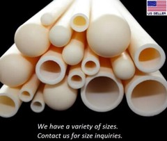 HIGH PURITY ALUMINA 99.7 CERAMIC TUBE CLOSED ONE END – **SOLD BY OD x LENGTH**